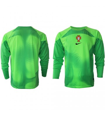 Portugal Goalkeeper Replica Home Stadium Shirt World Cup 2022 Long Sleeve